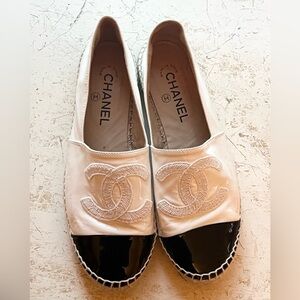 Classic Authentic Chanel Espadrilles - size 39